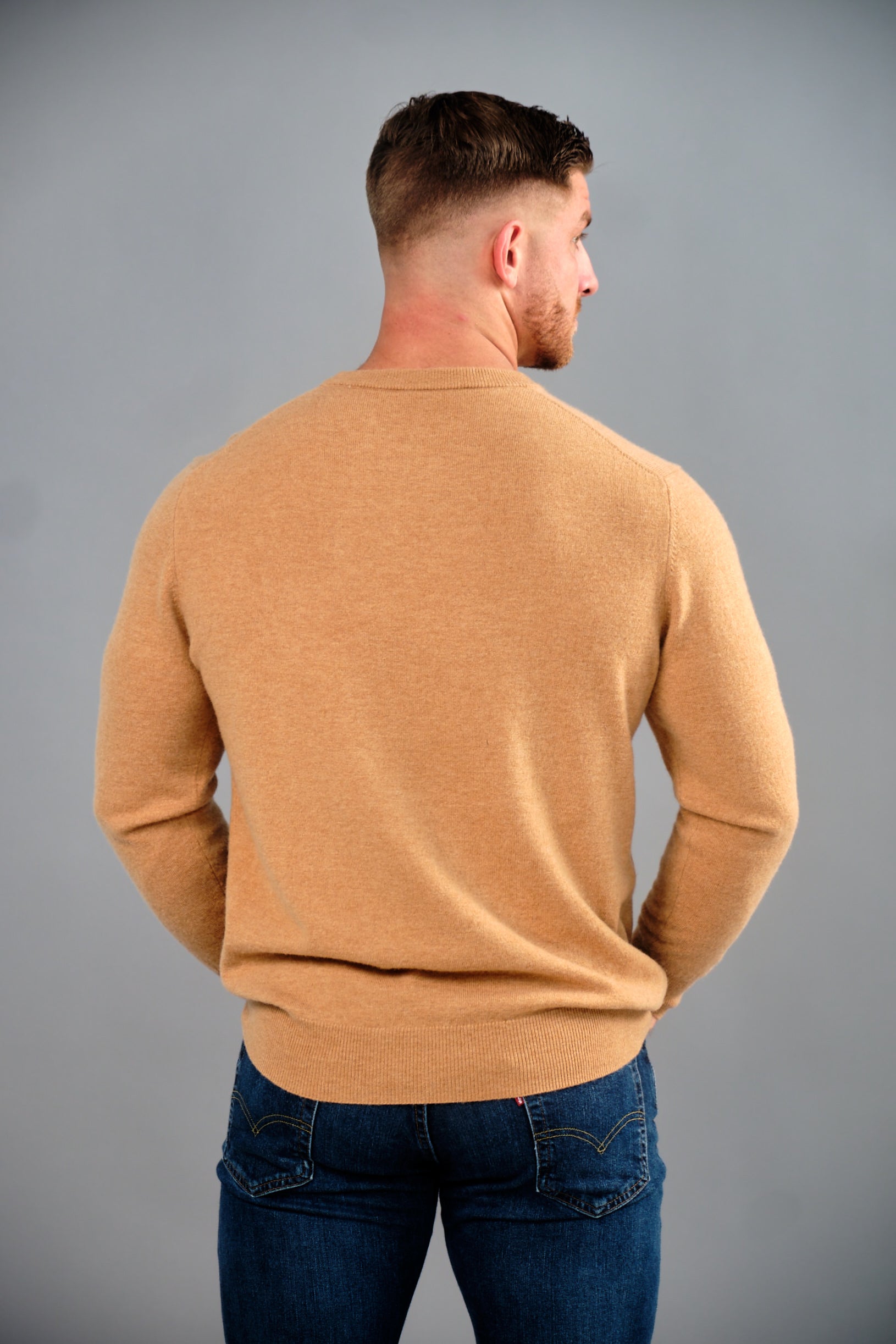 Cashmere Sweater Brown-Caramel