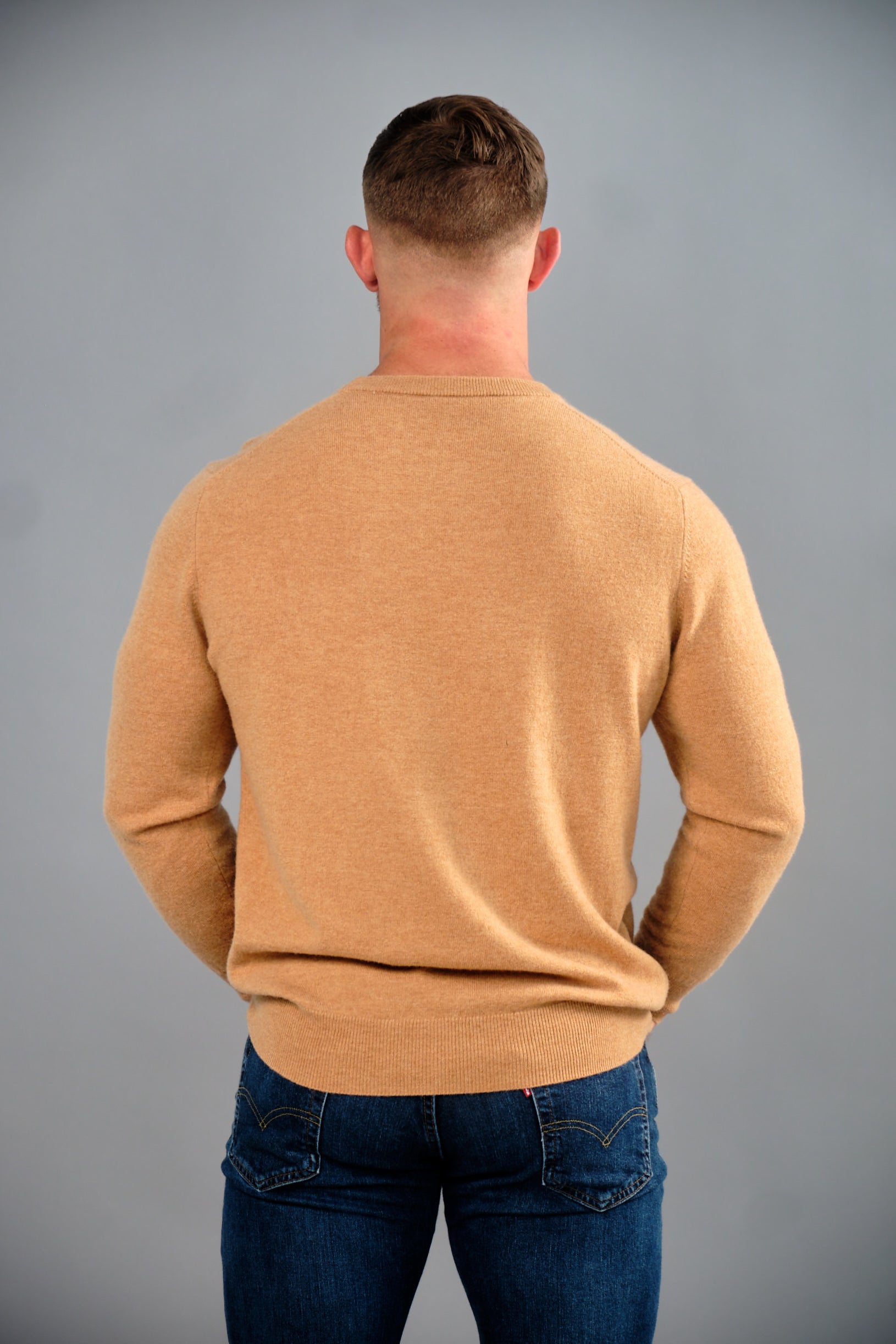 Cashmere Sweater Brown-Caramel