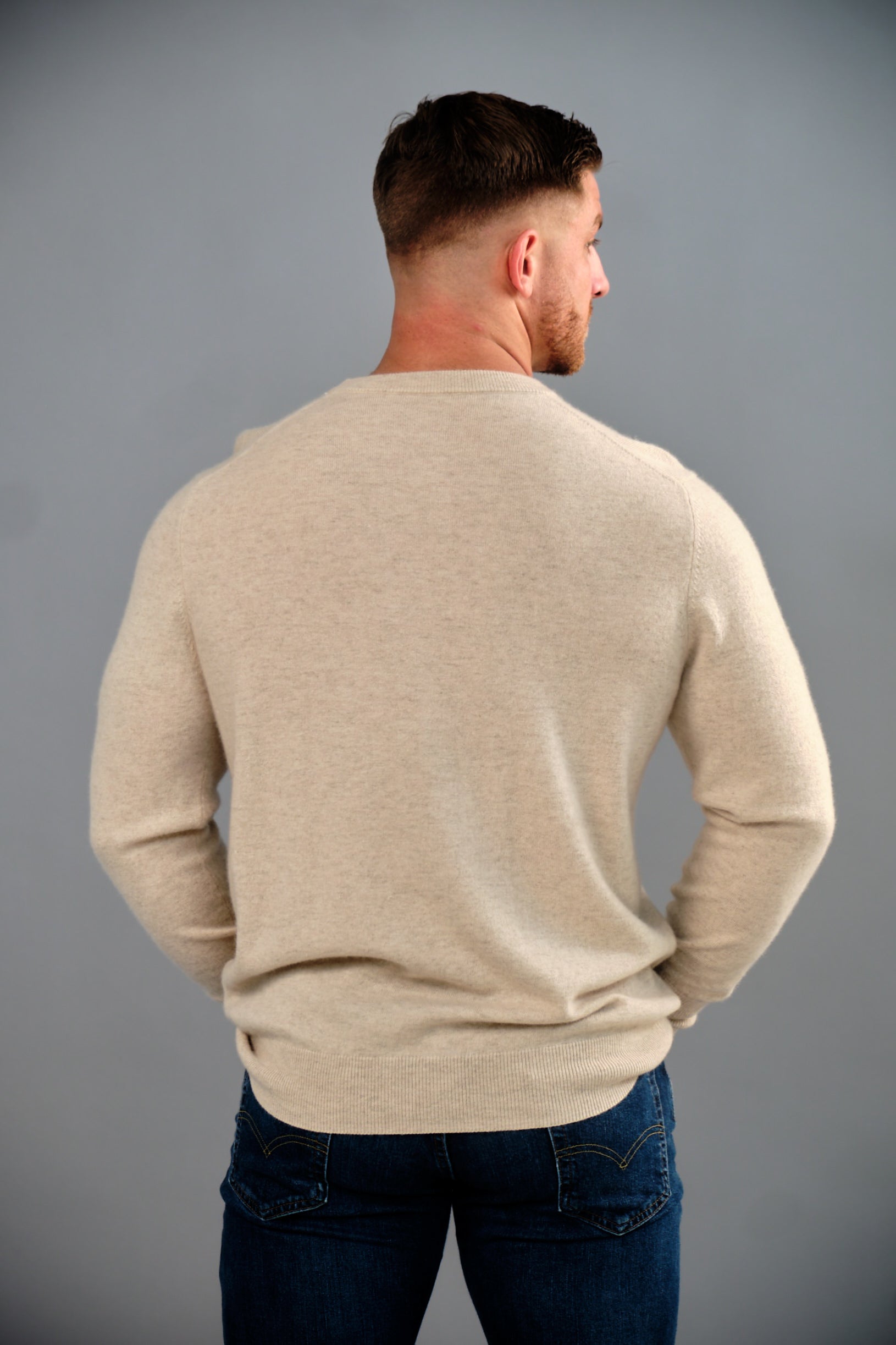 Modern Lux Wool Sweater Charcoal