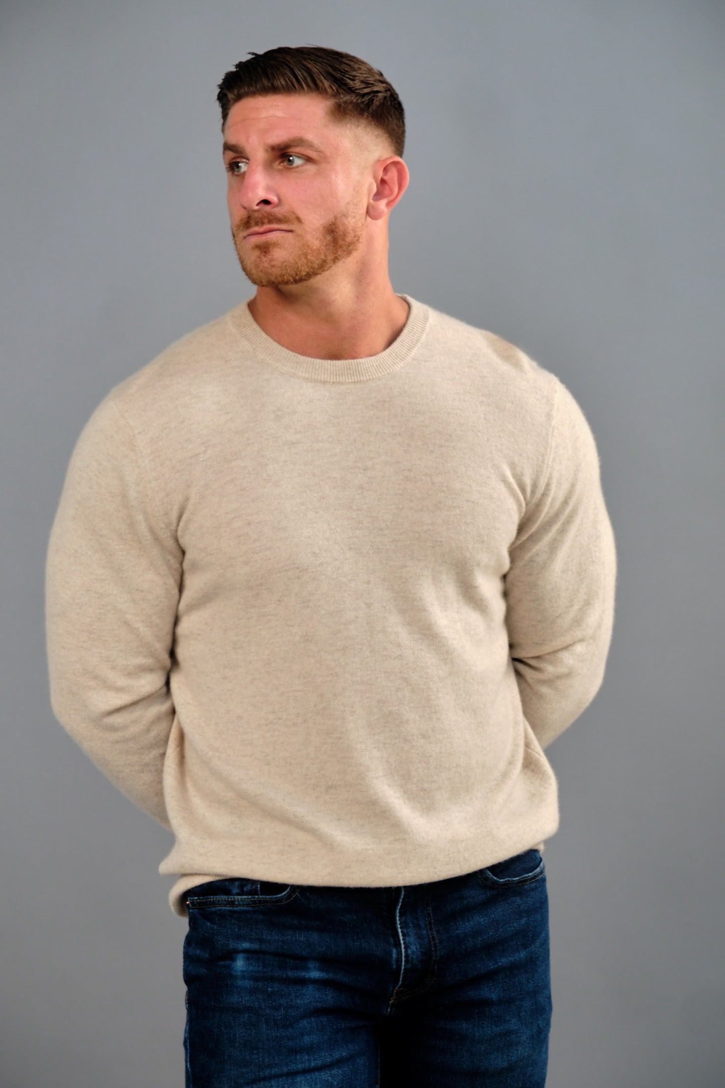 Modern Lux Wool Sweater Charcoal