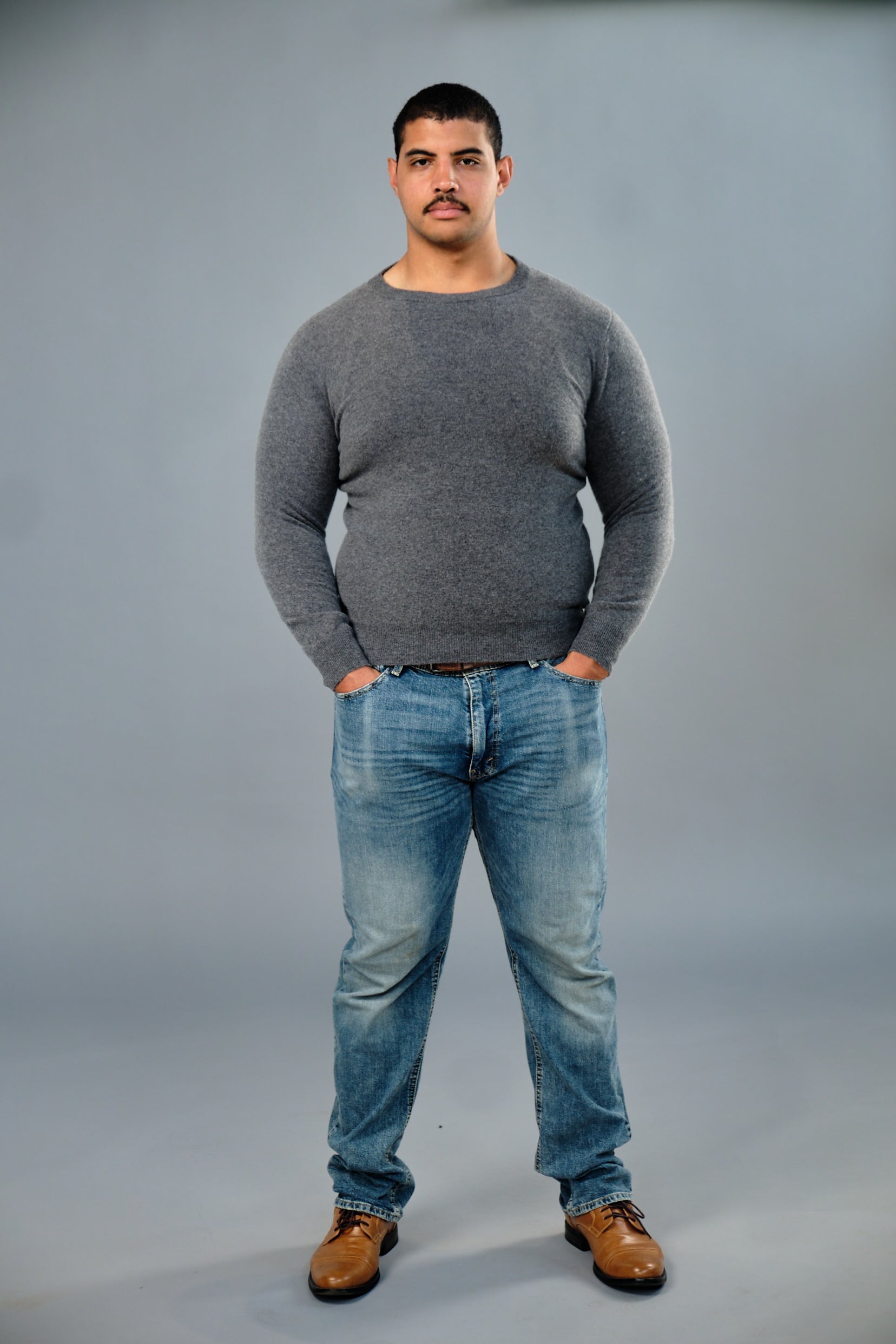 Modern Lux Wool Sweater Charcoal