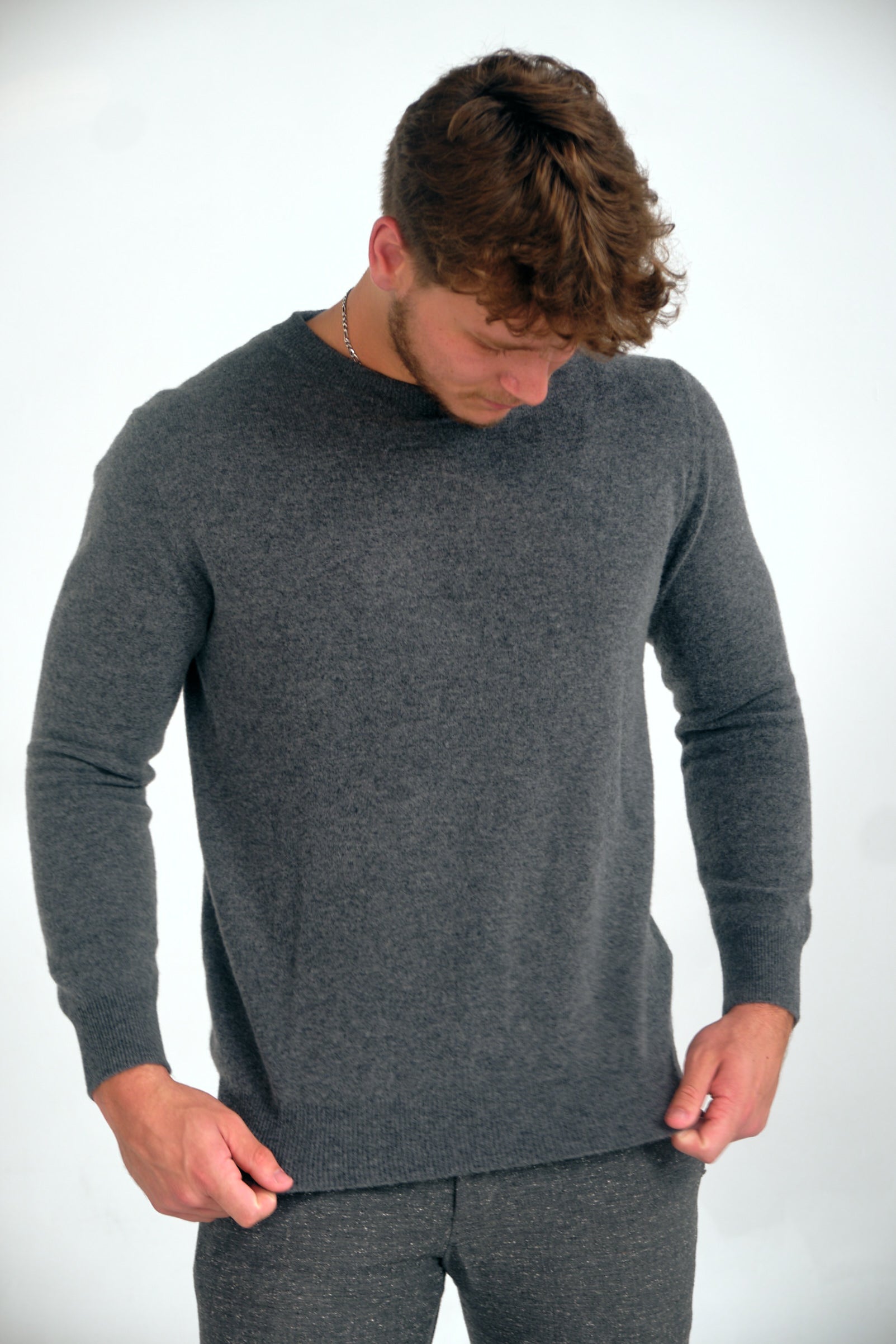 Modern Lux Wool Sweater Blue